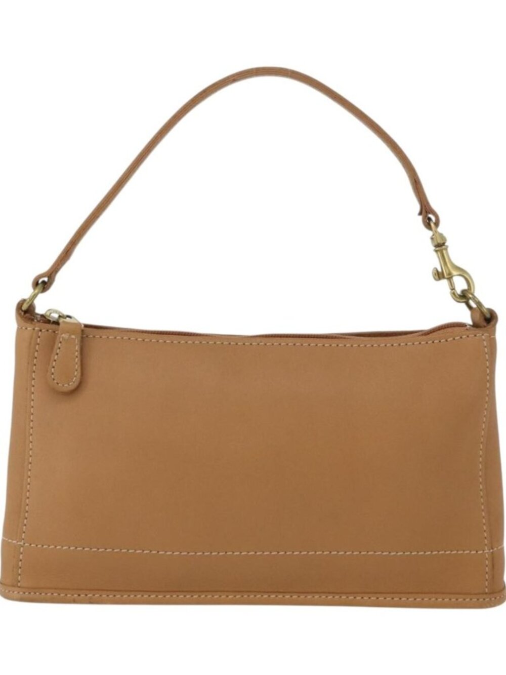 Coach Hand Pouch PVC Beige Gold - Picture 12 of 16